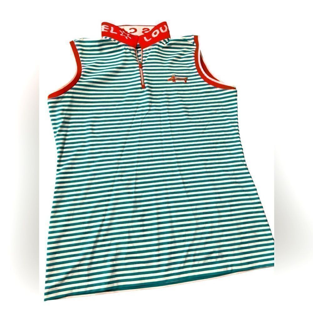 Louis Castel Golf 3/4 Zip Top Tank Vest Size 100 NWOT - Picture 7 of 15